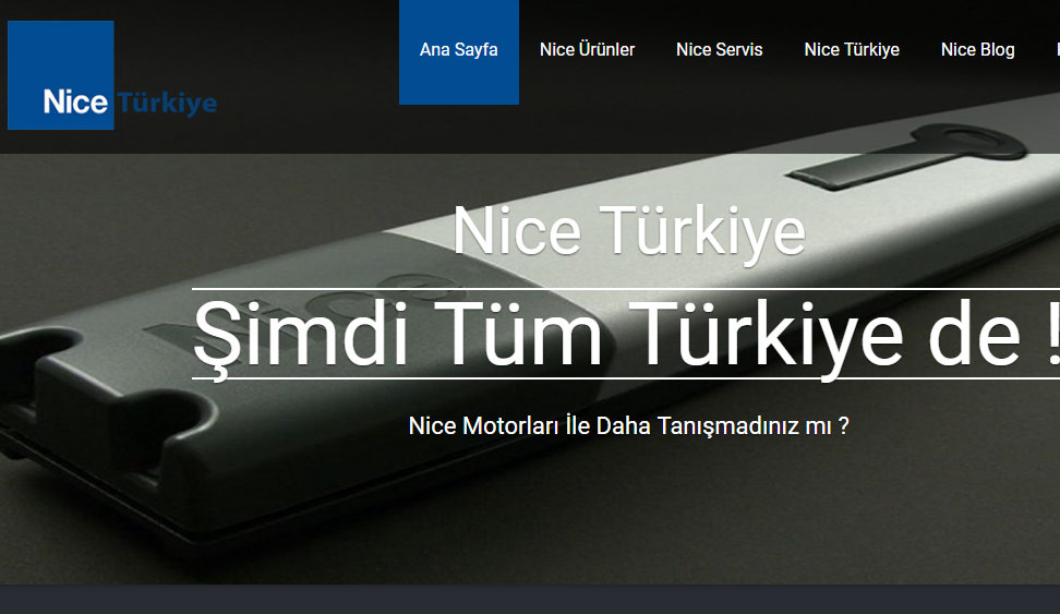 Nice Motor Sistemleri İle Kapılar Daha Güvenli