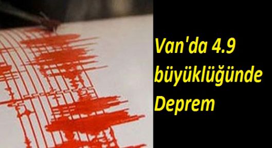 Van'da Deprem