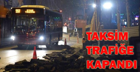 Cumhuriyet Caddesi kapatıldı