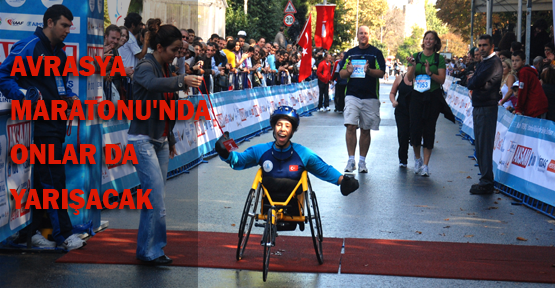 Avrasya Maratonu'nda tekerlekli sandalyeyle yarışacaklar