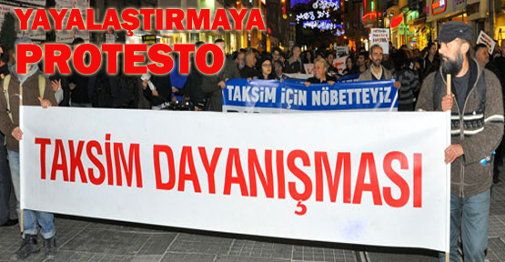 Yayalaştırmayı protesto ettiler