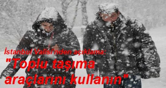 Validen Kar Uyarısı