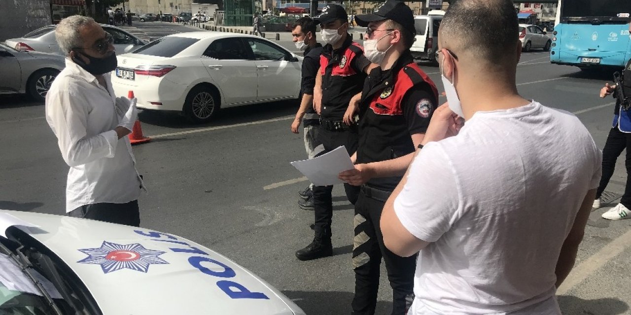 Şişli Polisi taksicinin 'boşluğunu' affetmedi
