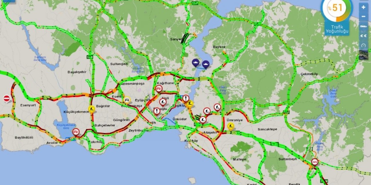 İstanbul’da sokağa çıkma kısıtlamasına saatler kala trafik