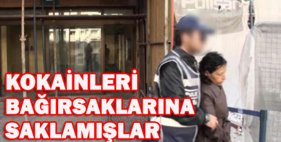 Kokaini bağırsaklarında buldular
