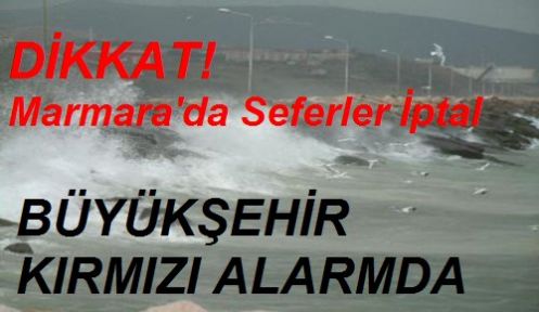 Tüm Seferler İptal