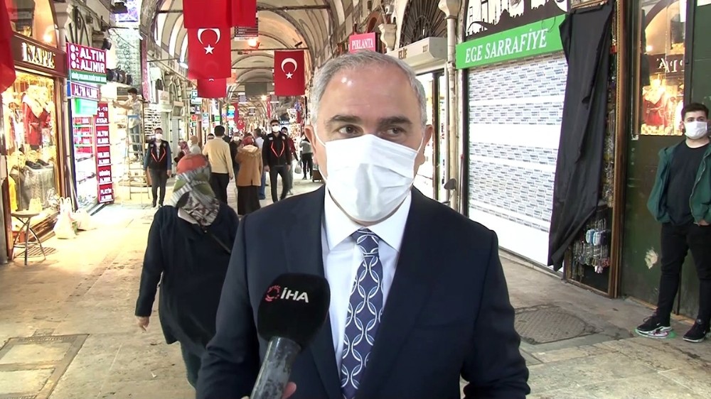 Fatih Belediye Başkanı Turan : “Çarşı pırıl pırıl şu anda”