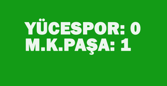 M.K.Paşaspor umutlandı
