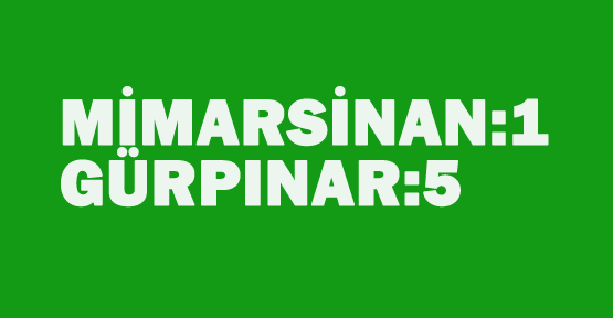 Gürpınar lider oldu