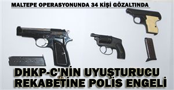 DHKP-C'nin uyuşturucu rekabetine polis engeli