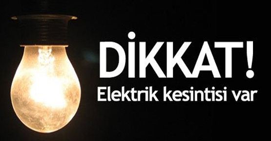 Elektrik kesintisi