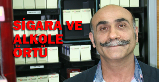 Sigaraya ve içkiye örtü