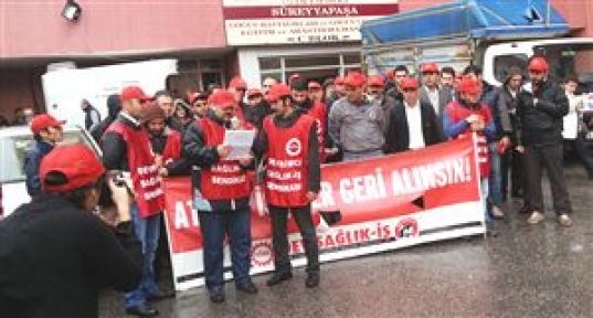 Süreyyapaşa Hastanesi'nde eylem