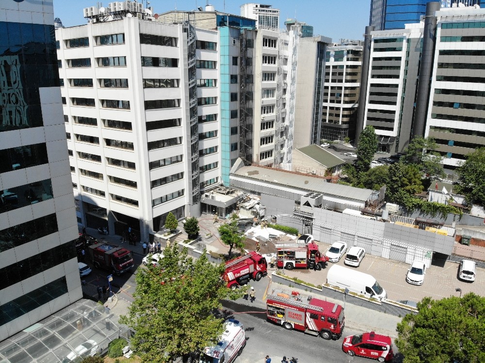 Şişli’de bir iş merkezinde patlama meydana geldi