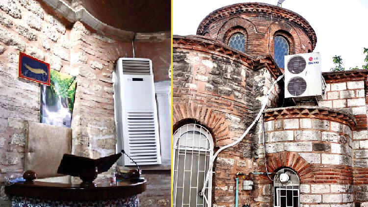 Tarihi yapıyı bu hale getirdiler