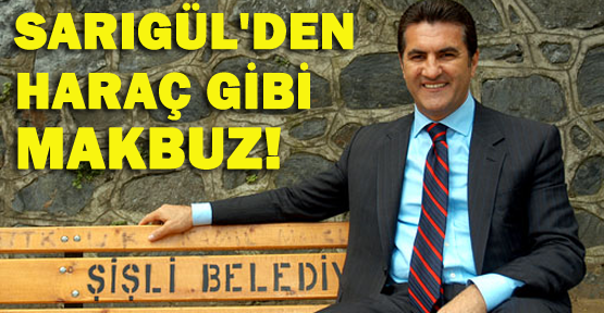 Sarıgül’den haraç gibi makbuz