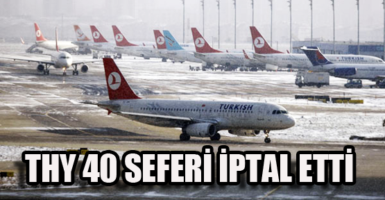THY 40 seferi iptal etti