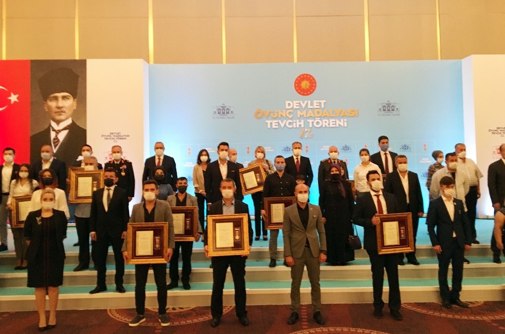 101 şehit ve gazi ailesine devlet övünç madalyası