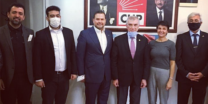 Kenan Malkoç, CHP Şişli İlçe Başkanı Oya Akman ve yönetimini ziyaret etti