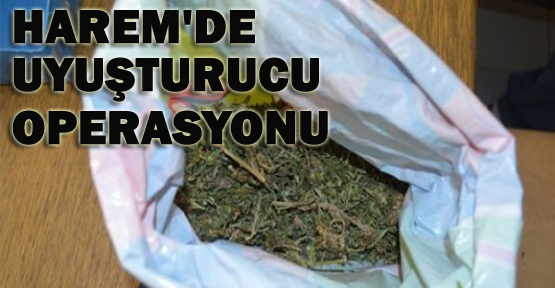 Harem'de uyuşturucu operasyonu