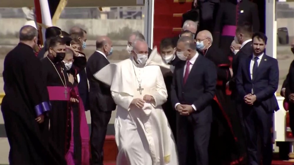 Papa Francis Bağdat'ta