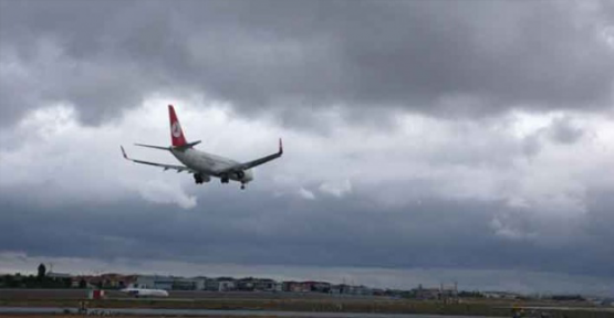 Lodos hava trafiğini olumsuz etkiliyor