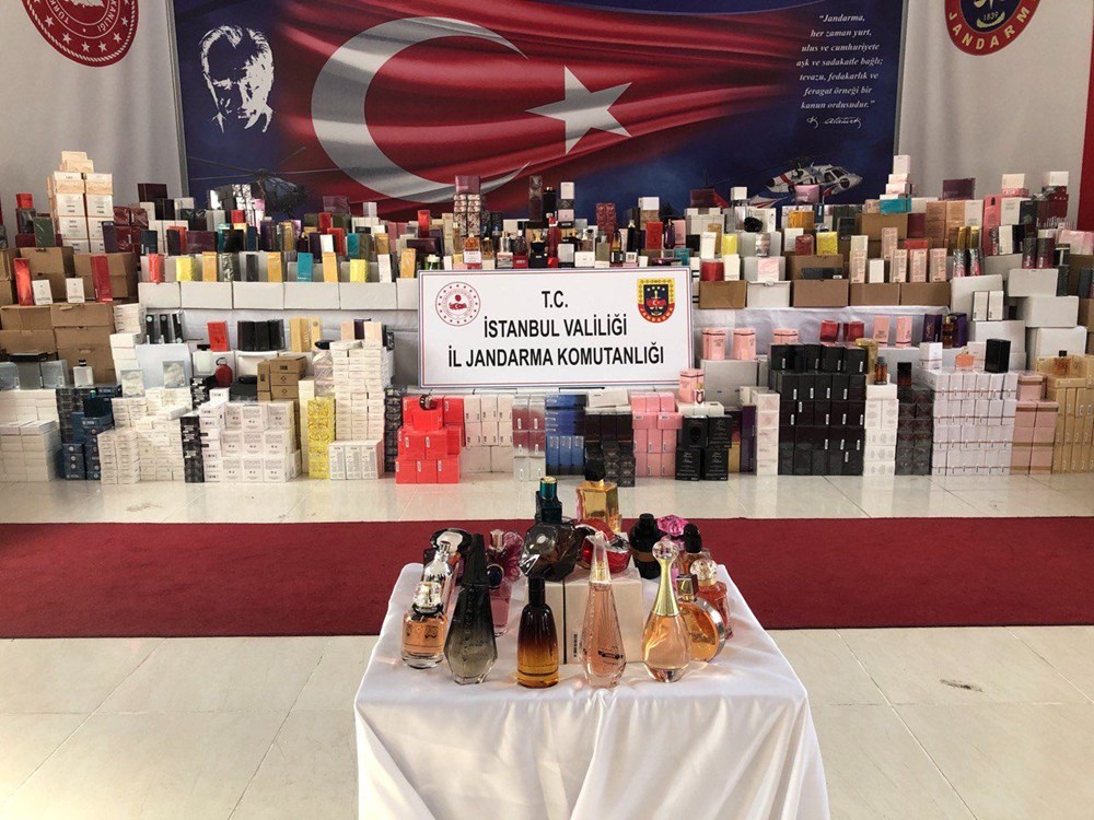 İstanbul'da 20 milyon liralık sahte parfüm