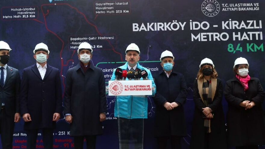İstanbul’un yeni metro hattı 2022’de hizmete girecek