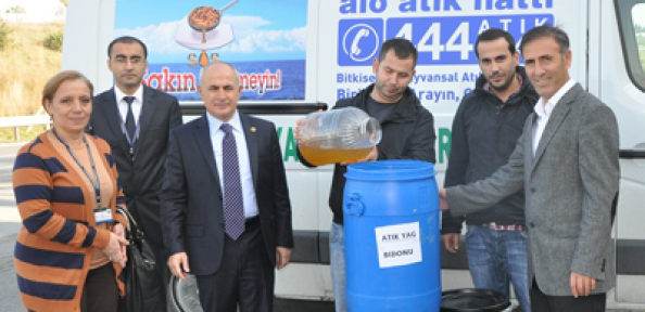 Büyükçekmece'de esnaf da yağ topluyor