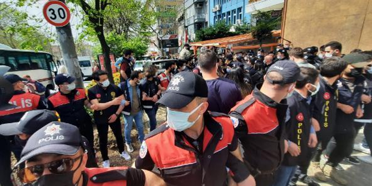 Şişli'de 1 Mayıs: Taksim'e yürümek isteyen gruba polis müdahale etti!