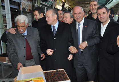 Başkanlar Rami esnafıyla buluştu