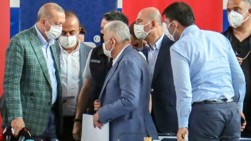 Erdoğan: Yanan evler yeniden yapılacak
