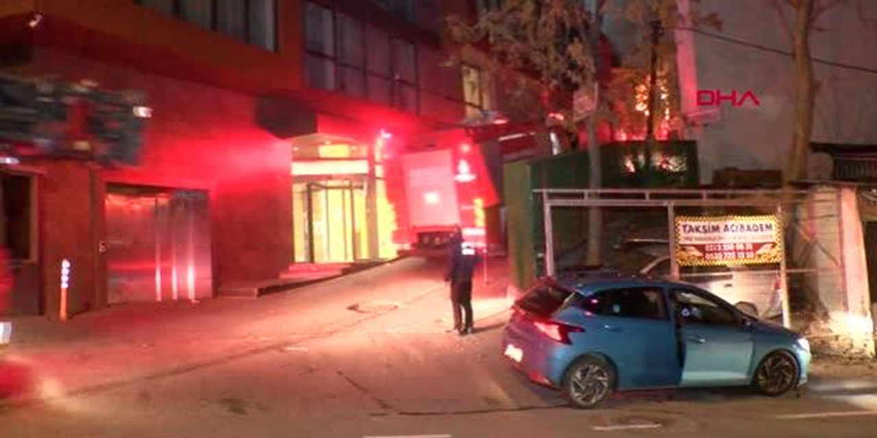 Şişli İnönü Mahallesi’nde çıkan yangında metruk bina alev alev yandı!