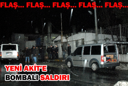 Yeni Akit'in basıldığı matbaaya ses bombalı saldırı