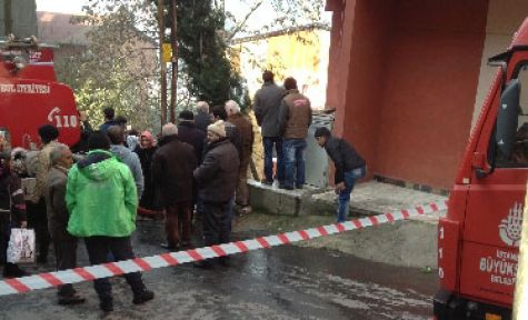 Benzinle temizlik bacayı tutuşturdu