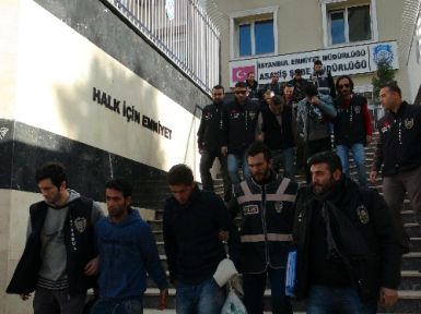 Çaldıkları malzemeleri çaldırmışlar