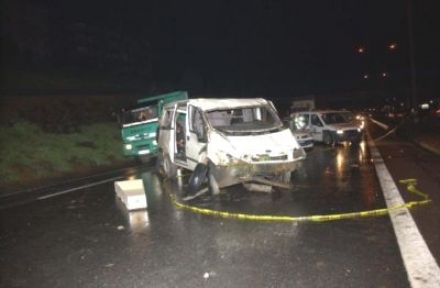 Eyüp'te trafik kazası: 1 ölü