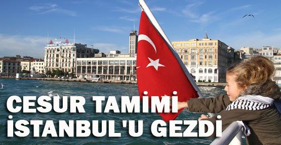 Filistinli Tamimi, İstanbul’u tekneyle gezdi