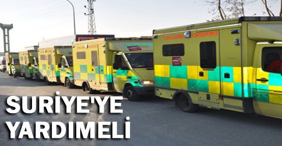 Yardımeli'nin yardımları Suriye'de