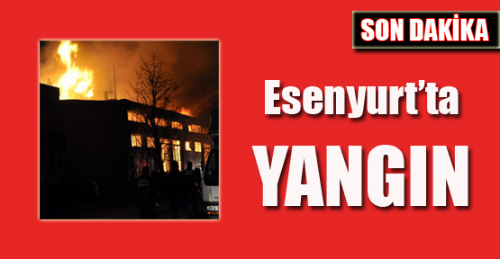 Esenyurt’ta yangın