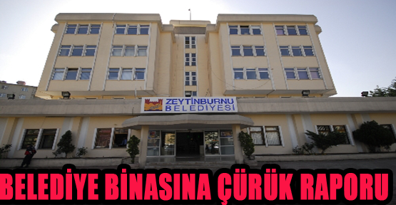 15 yıllık belediye binası çürük çıktı