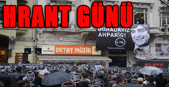 Hrant Dink'i anmak için Agos önünde toplandılar