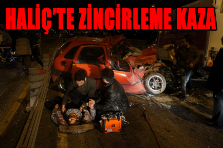 Haliç Köprüsü'nde zincirleme kaza: 1 ölü, 2 ağır yaralı