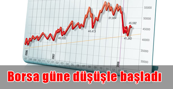 Borsa güne düşüşle başladı