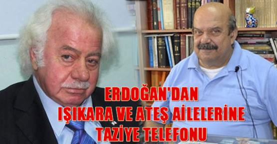 Erdoğan'dan Işıkara ve Ateş ailelerine taziye telefonu