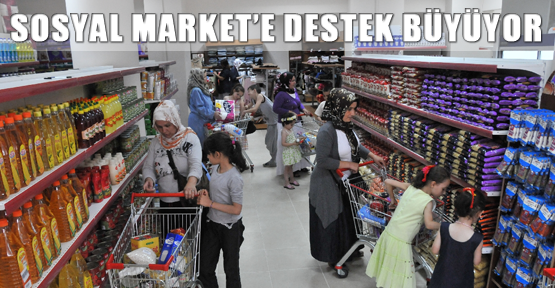 Sosyal Market’e destek büyüyor