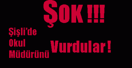 Okul Müdürü Vuruldu