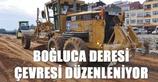 Boğluca Deresi çevresi düzenleniyor