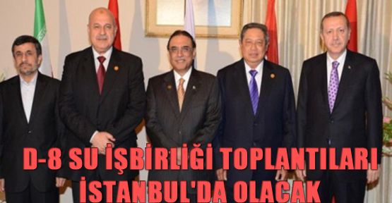 D-8 Su İşbirliği Toplantıları İstanbul'da olacak