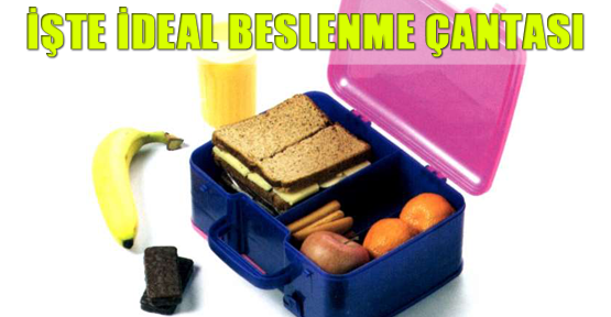 İşte ideal beslenme çantası